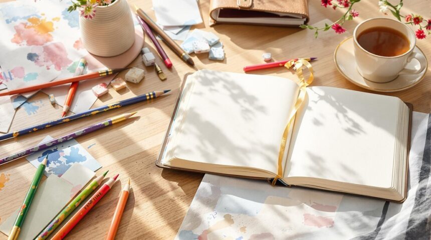 personalized sketchbook gift idea