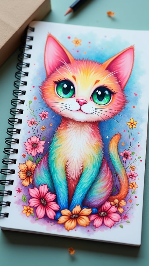playful cat illustration styles