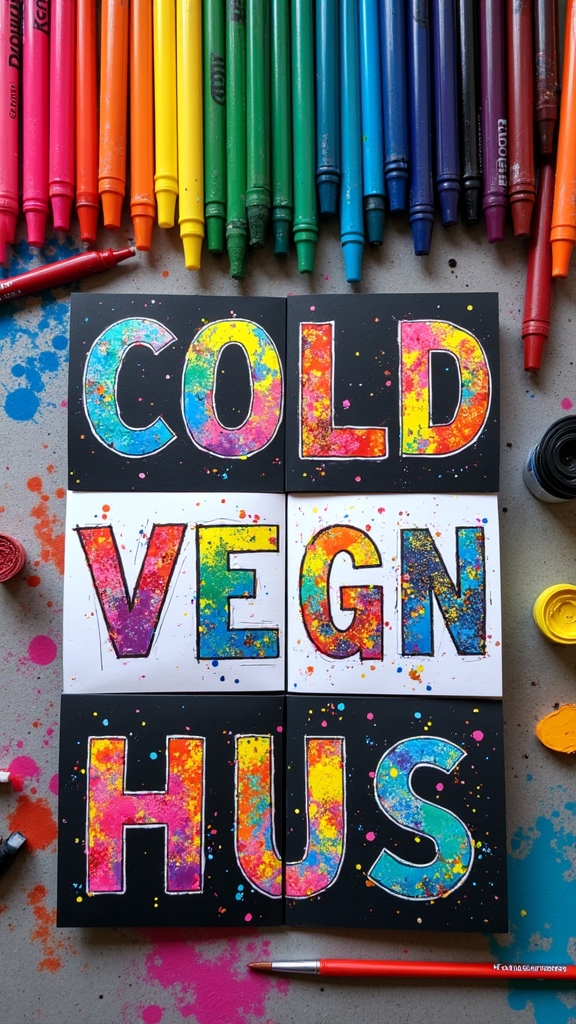 playful posca pen lettering