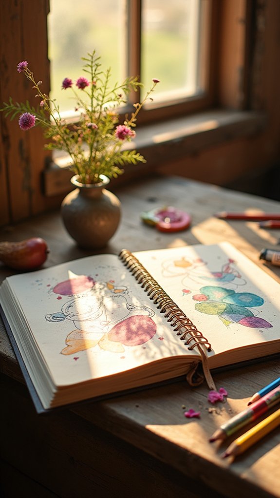 playful sketchbook exploration joy