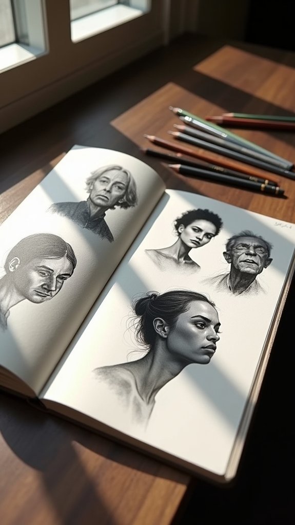portrait sketching challenge ahead