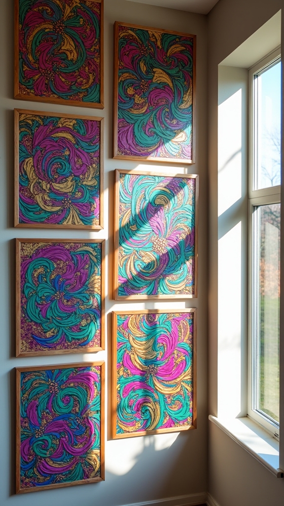posca patterns for wall hangings