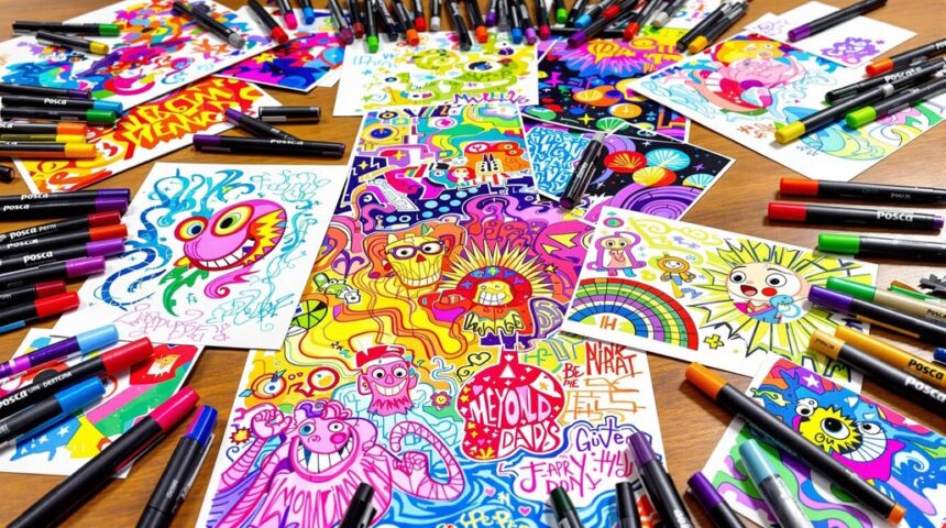 posca pen art inspiration