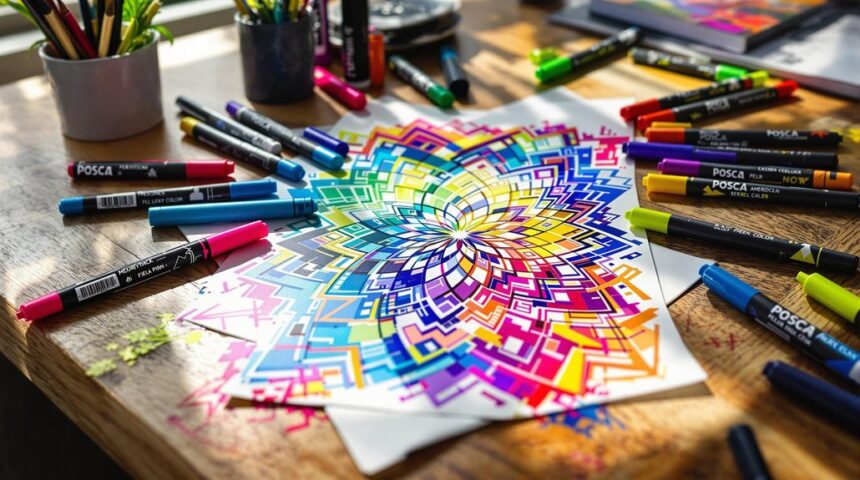posca pen art techniques