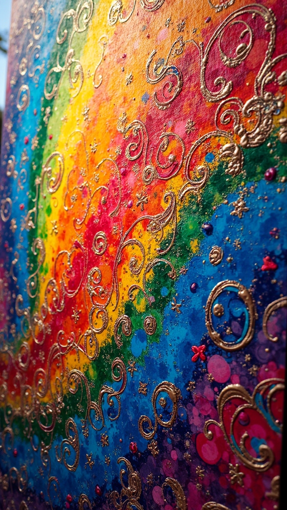 pride month rainbow designs