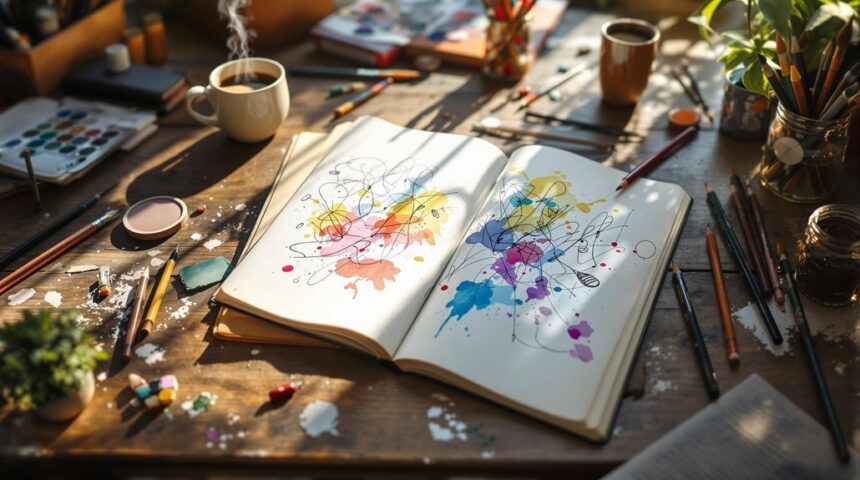 quick creativity sketchbook ideas