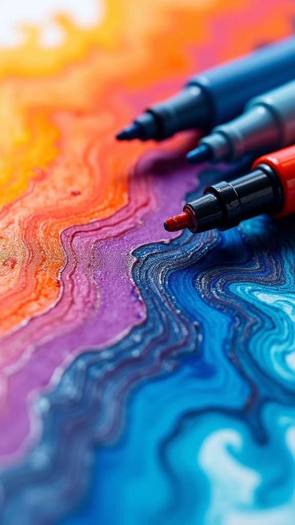 quickly blend wet colors