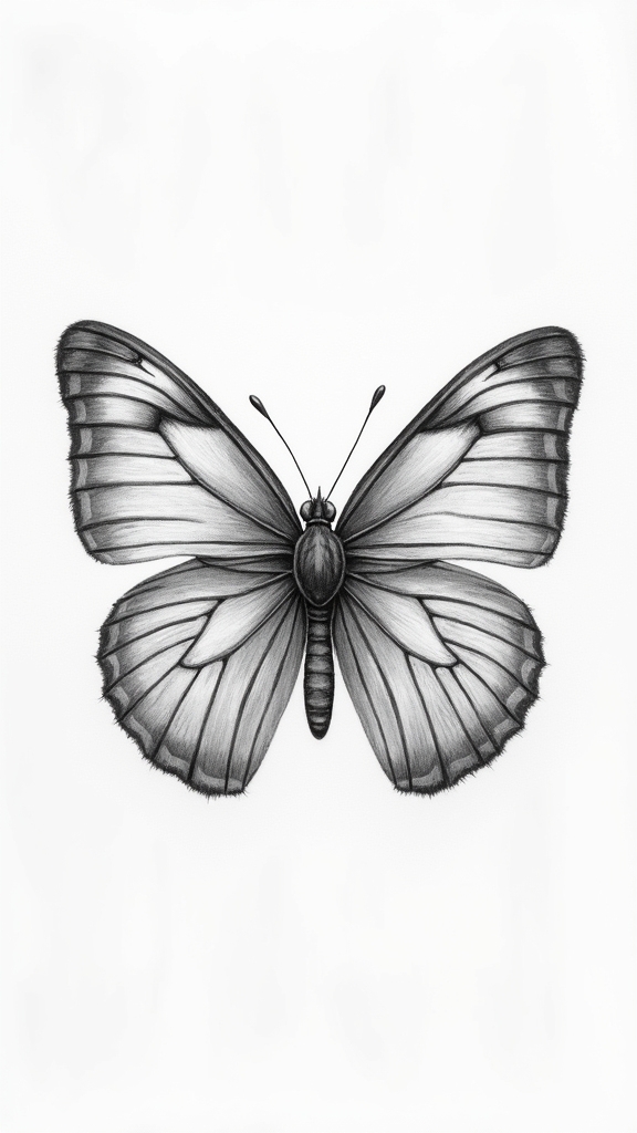 realistic butterfly wing anatomy