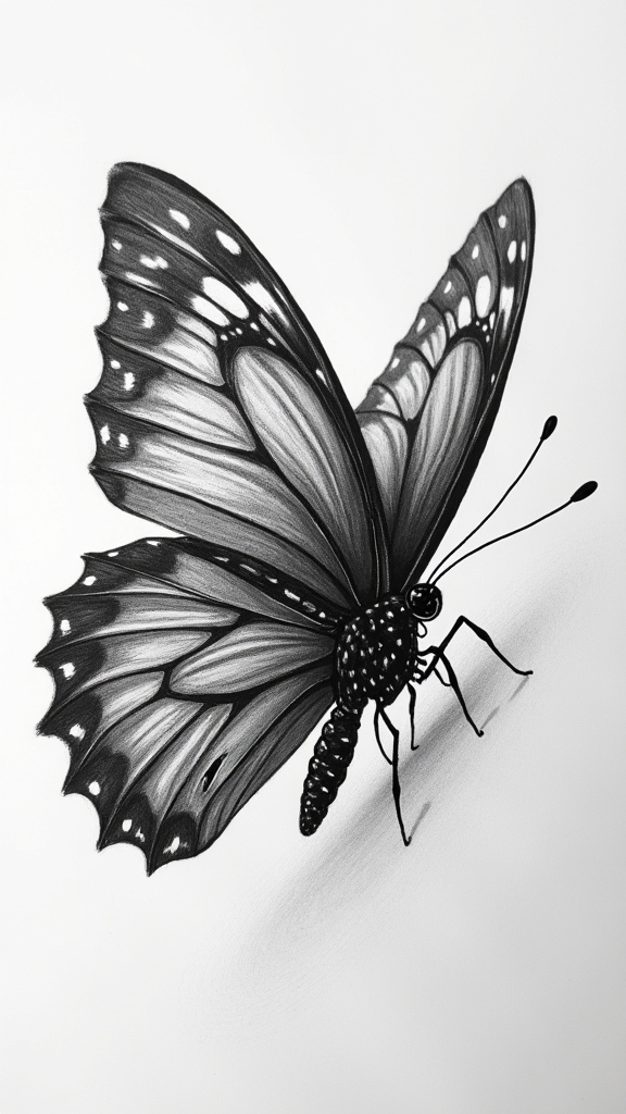 realistic butterfly wing textures