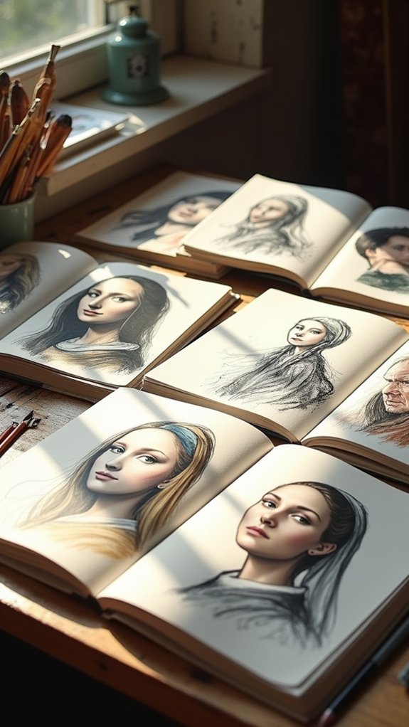 reimagining iconic portraits creatively