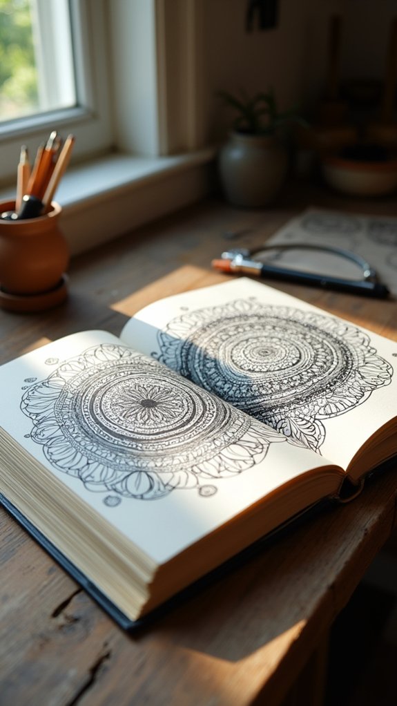 relaxing geometric pattern creation