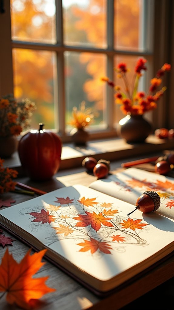 seasonal sketching inspirations explored