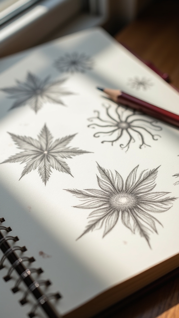 seasonal weather inspired sketches