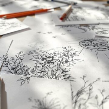 simple pencil art ideas