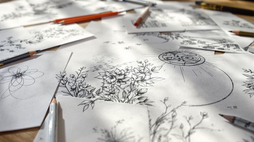 simple pencil art ideas