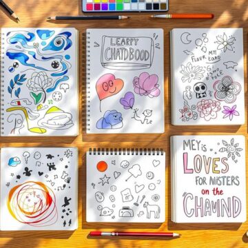 simple sketchbook ideas for everyone