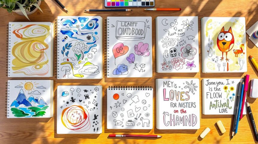 simple sketchbook ideas for everyone