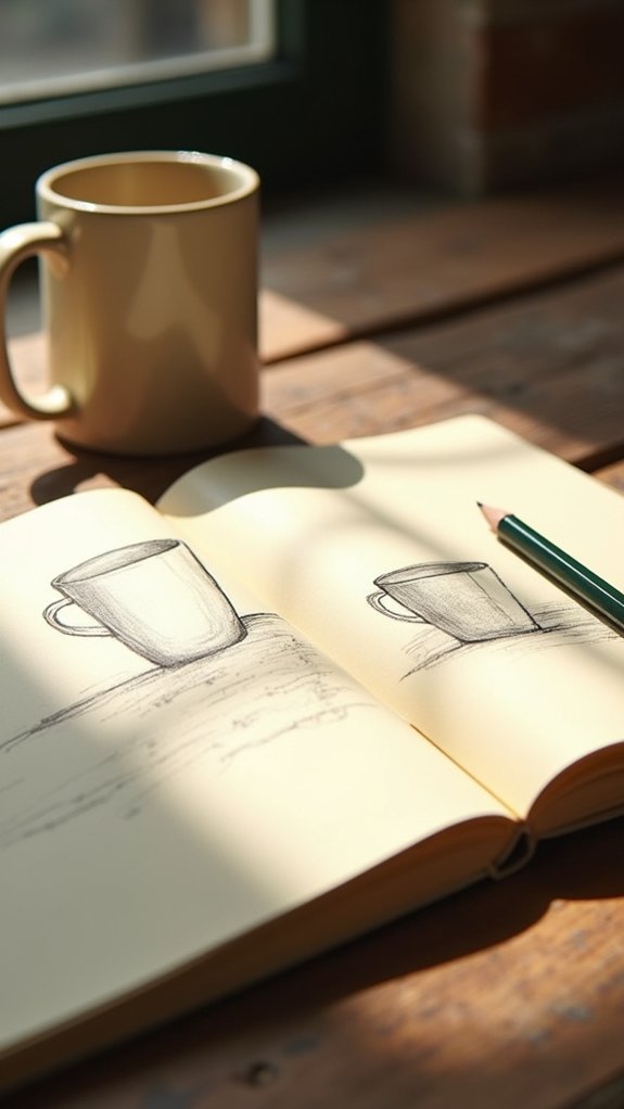 sketch your mug creatively