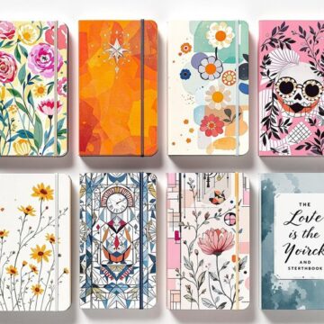 sketchbook cover decoration techniques