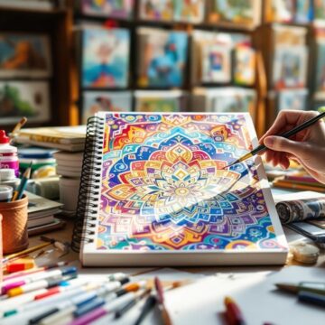 sketchbook cover design tutorial
