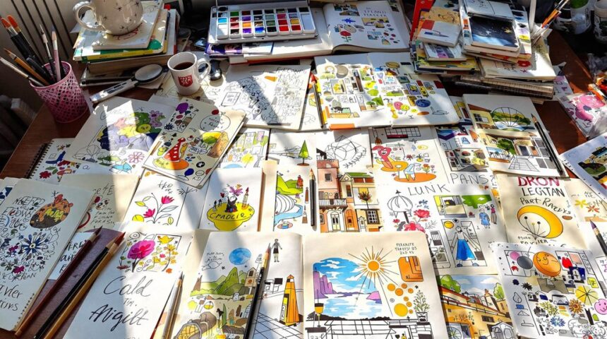 sketchbook drawing ideas