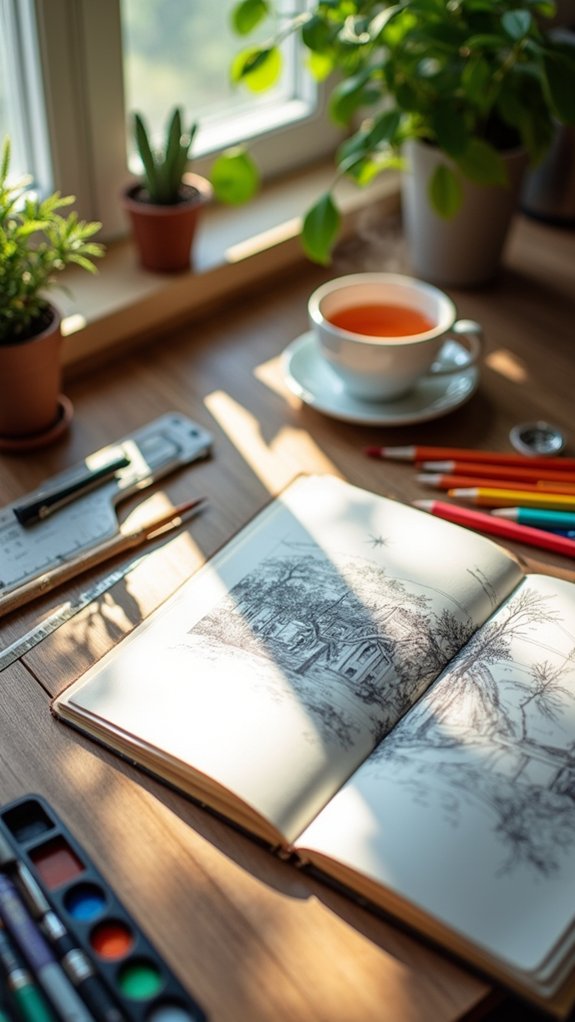 sketchbook layout planning essentials
