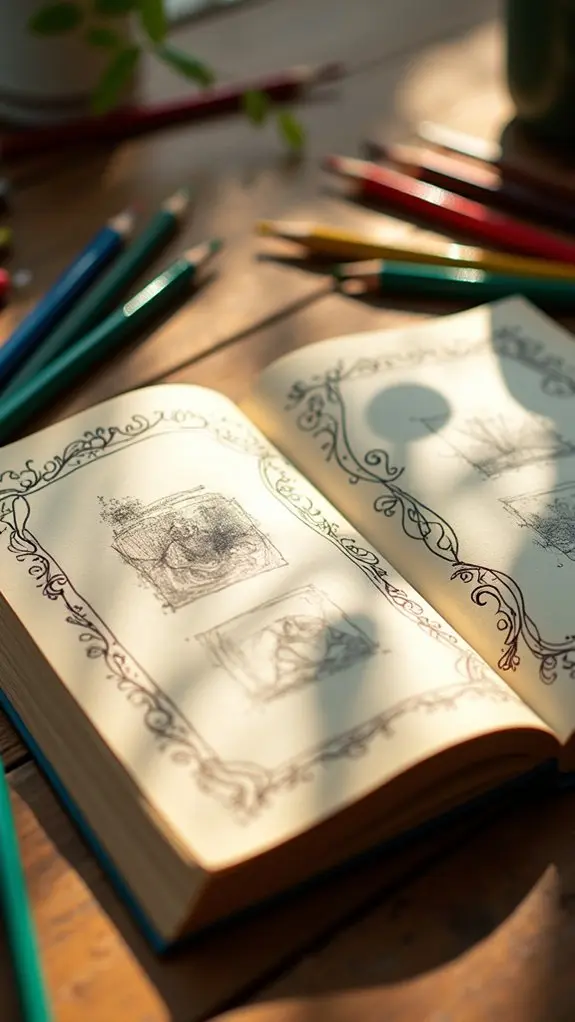 sketchbooks capture emotional journeys