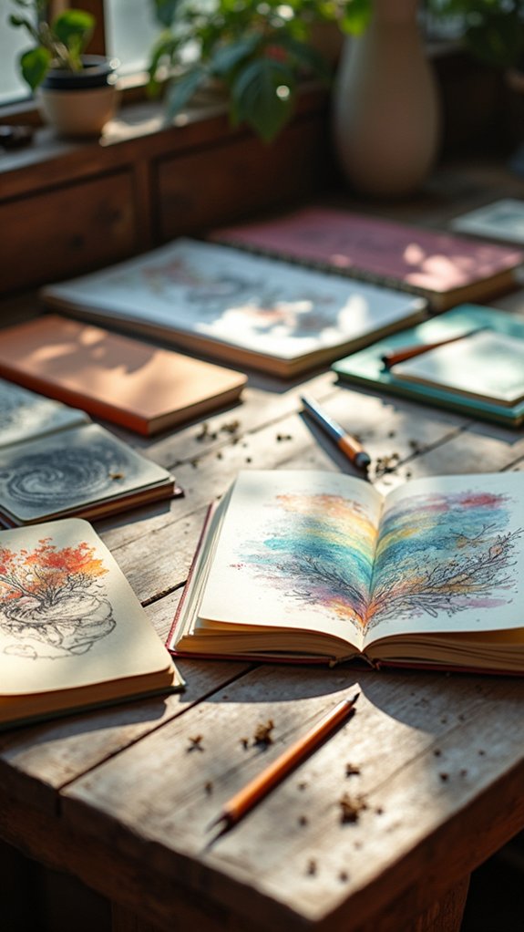 sketchbooks for creative freedom
