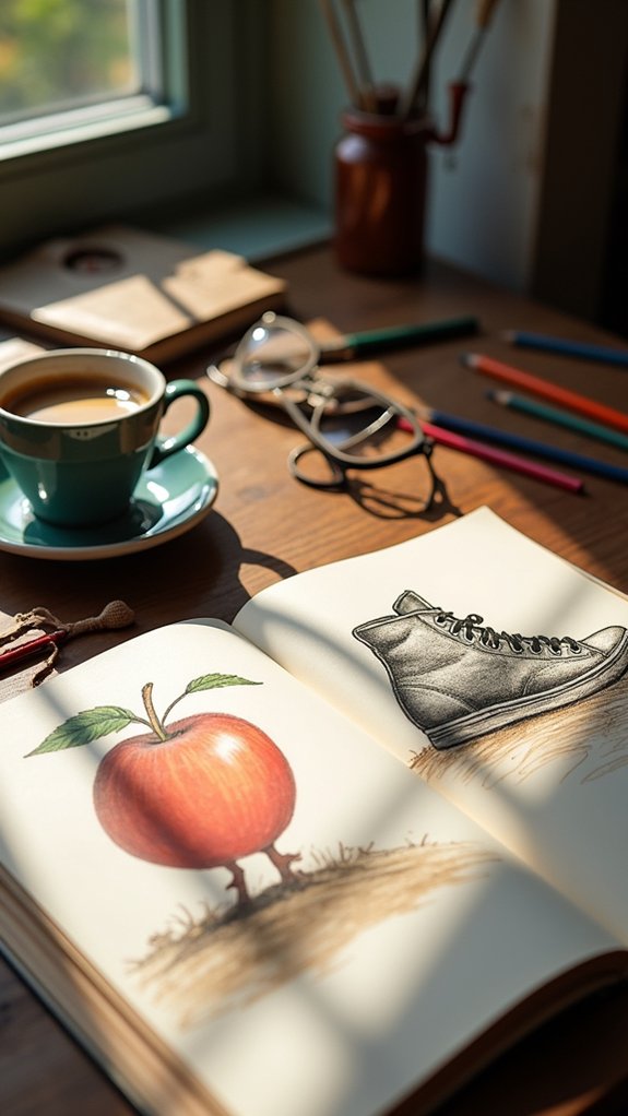 sketching everyday objects creatively