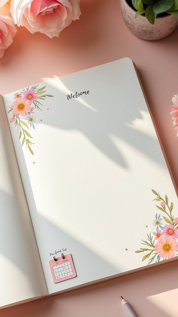 start sketchbook with goals
