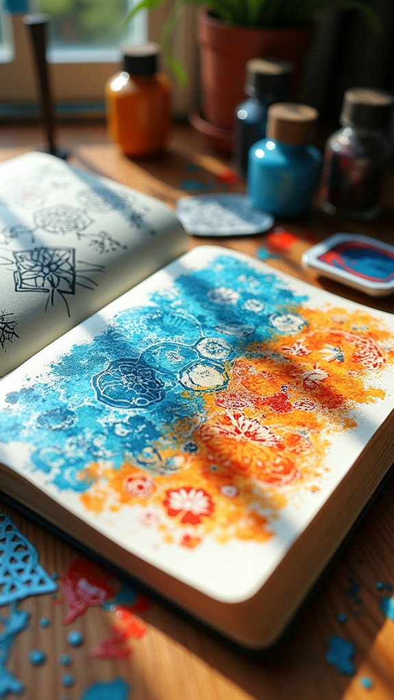 stencils and stamps comparison