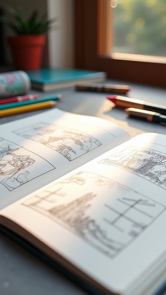 storyboard panel arrangement tips