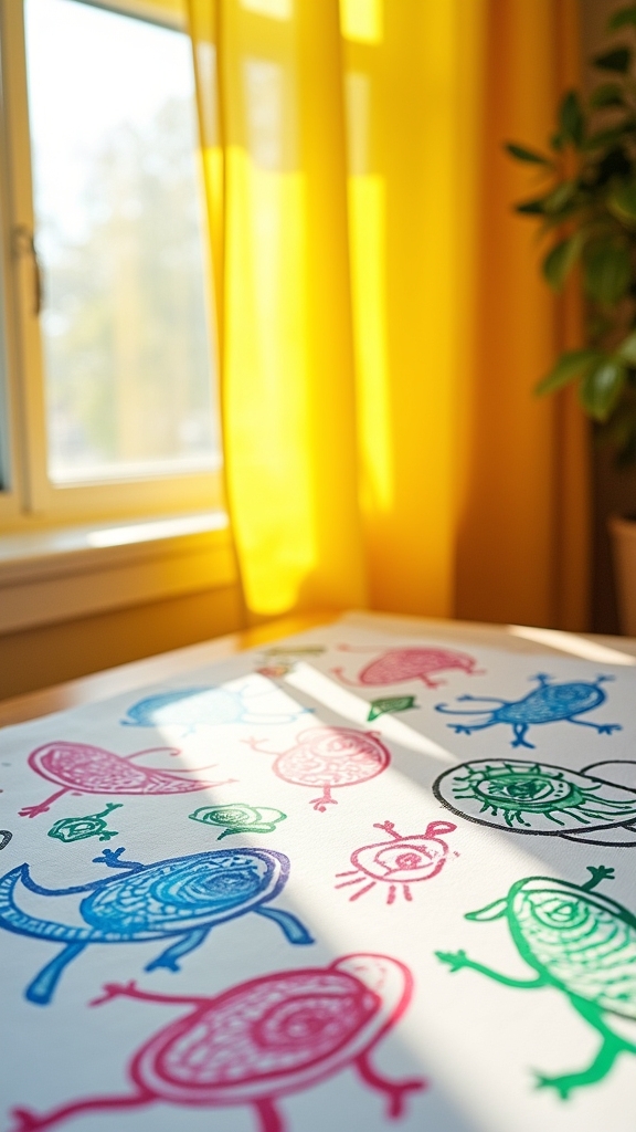 sunny doodles with posca