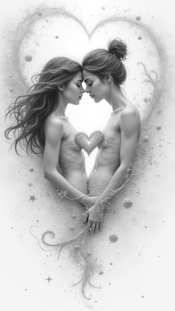 surreal cosmic love art