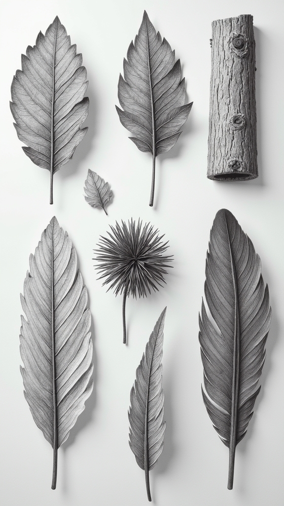 textural nature studies techniques