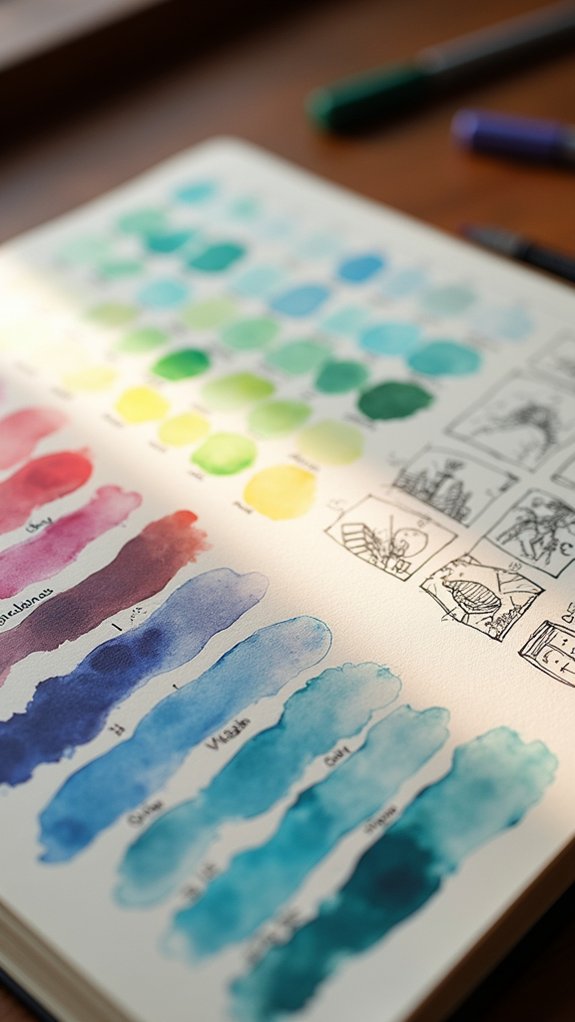 thematic sketchbook visual narrative
