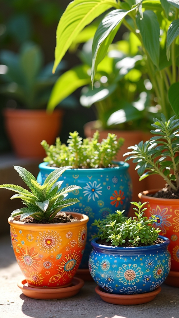 transform pots with posca