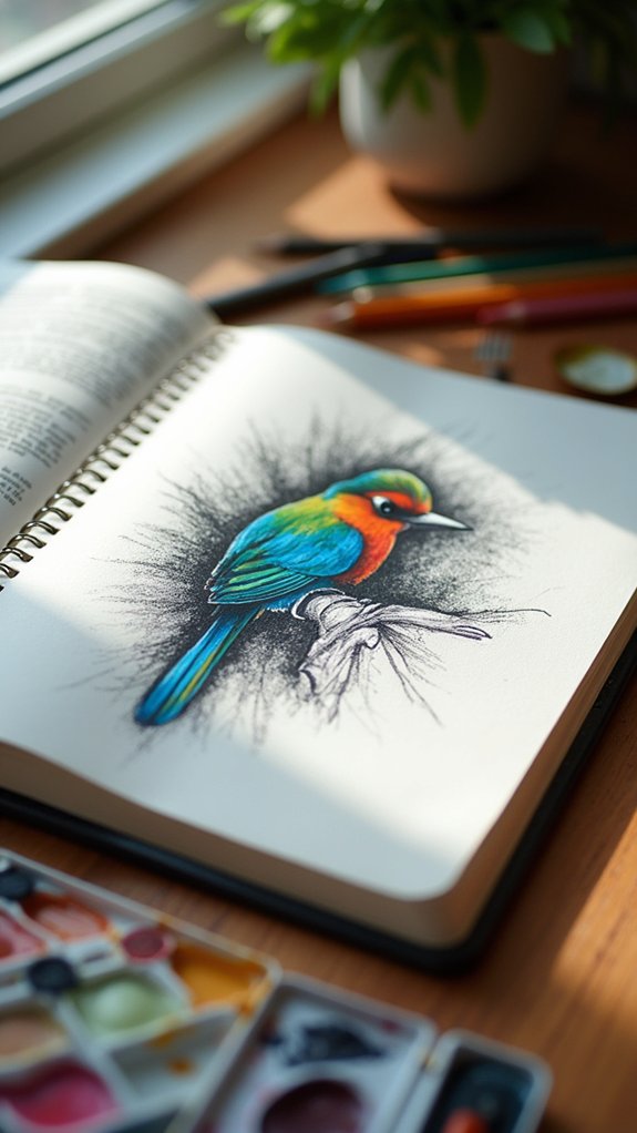 transforming sketches with color