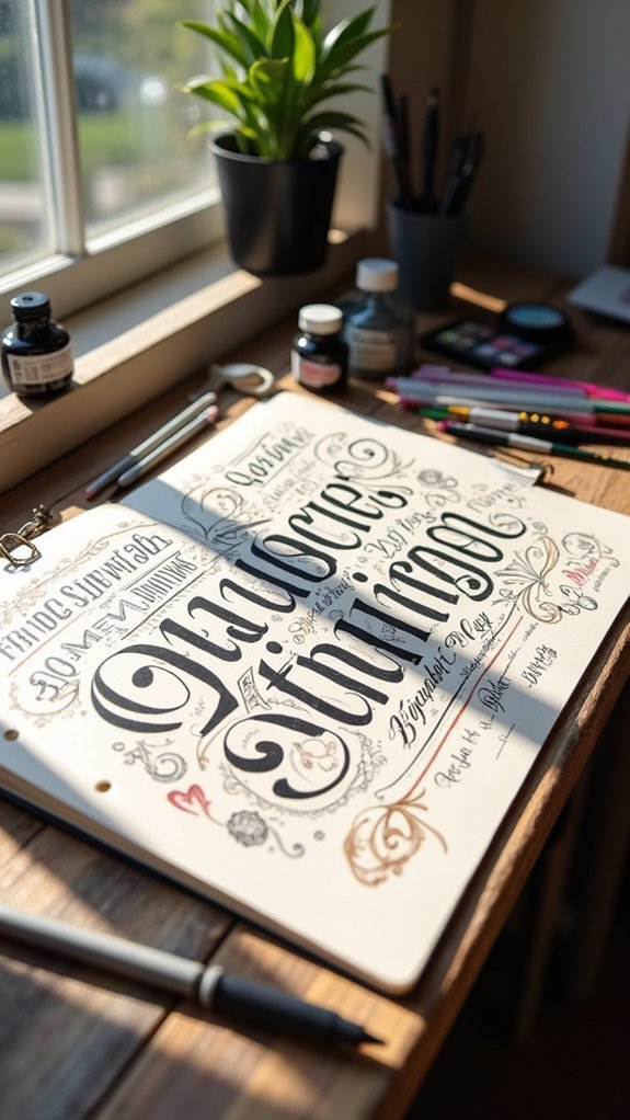 typography enhances artistic expression
