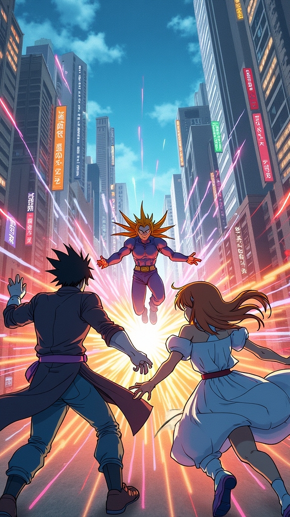 ultimate anime crossover scene