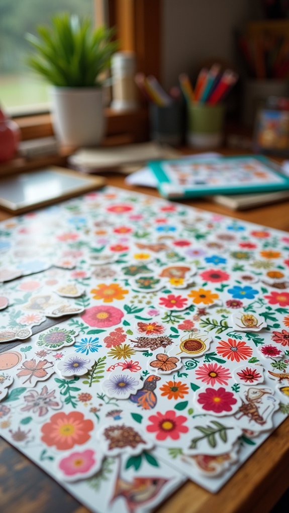 unique stickers and freebies