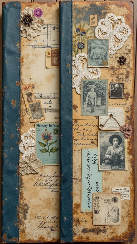 unique vintage collage creation