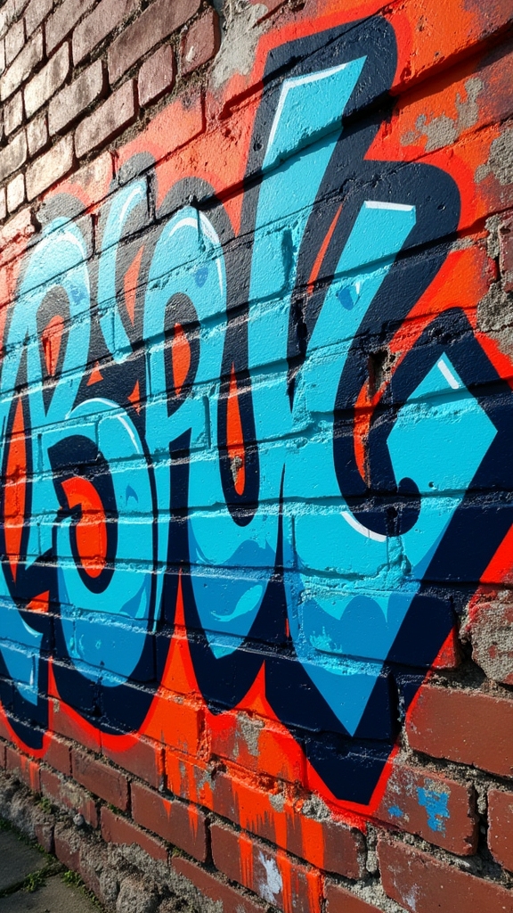 urban lettering with posca