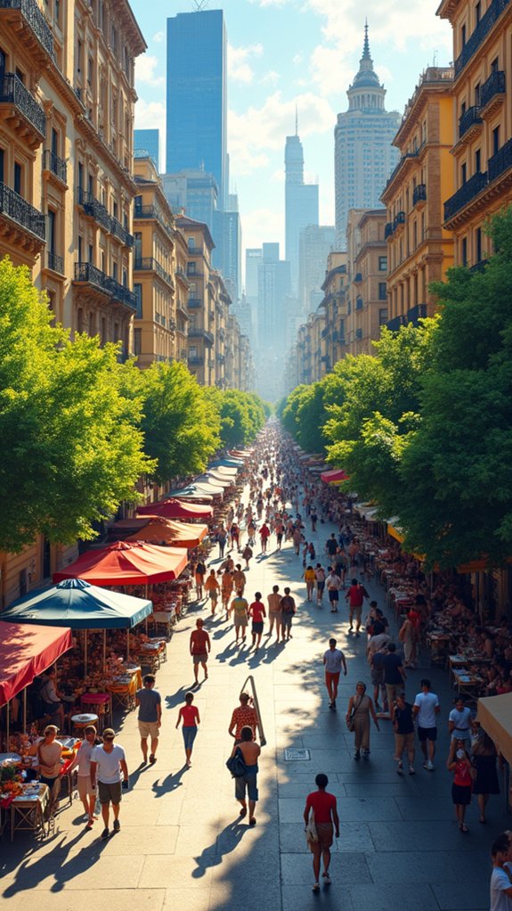 urban life captured artistically