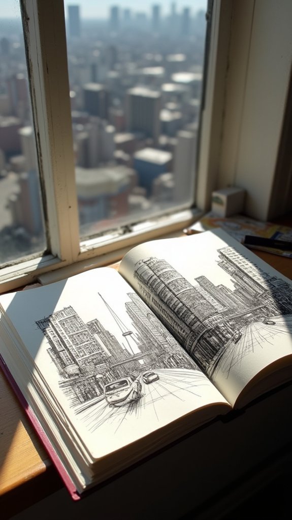 urban sketching from home