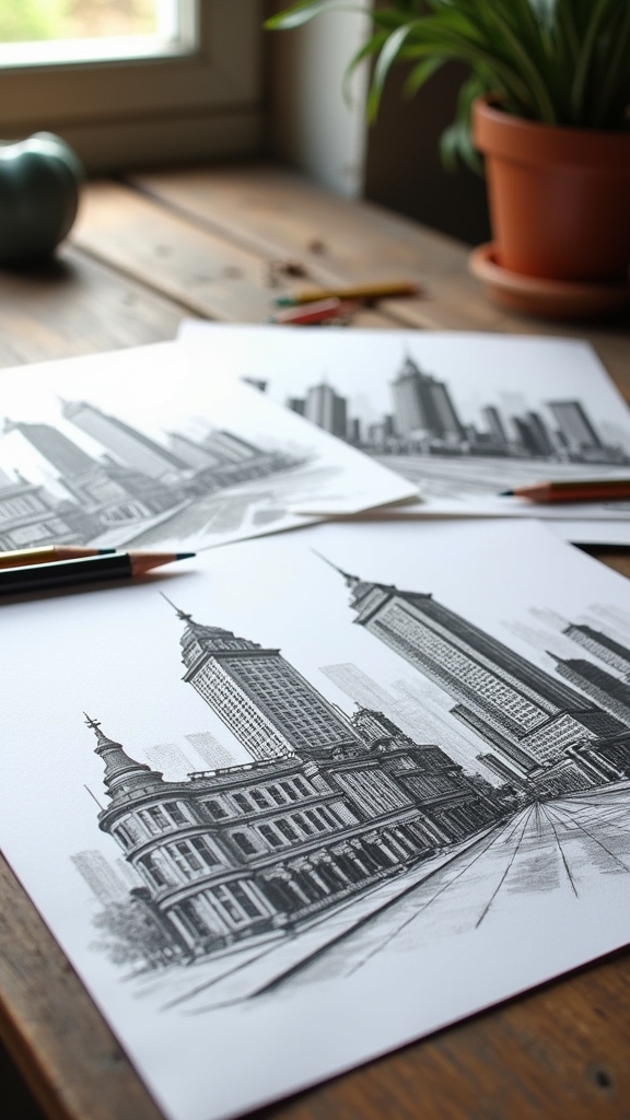 urban sketching techniques explored