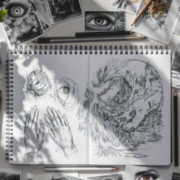 utilizing pencil art references