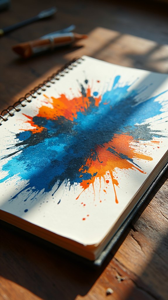 vibrant abstract artistic expression