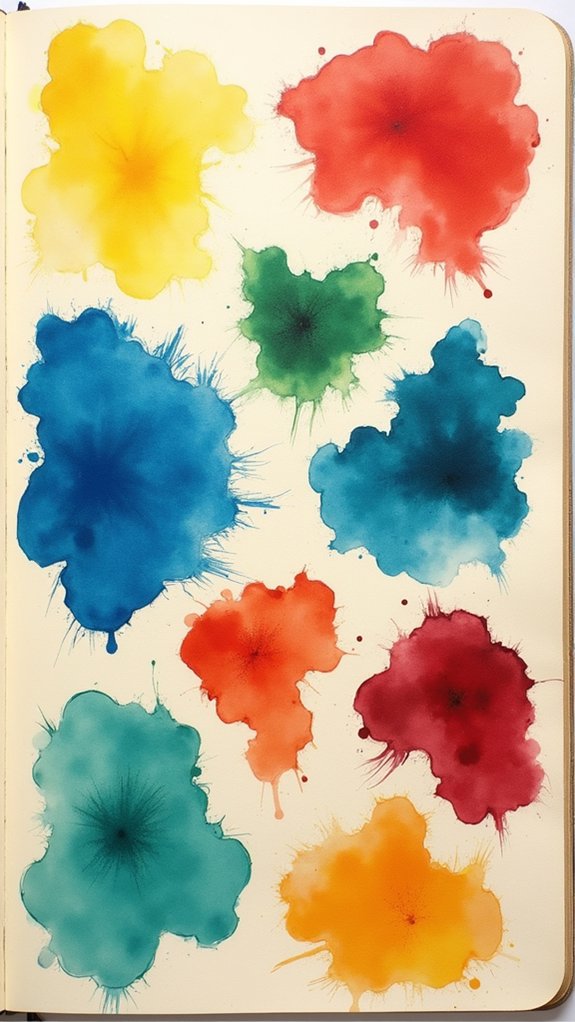 vibrant abstract color experiments