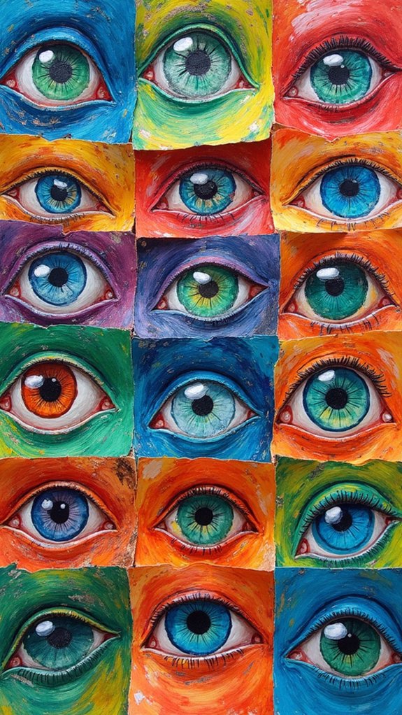 vibrant and unique eye portraits